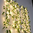 Artificial Leaf Garland Lights